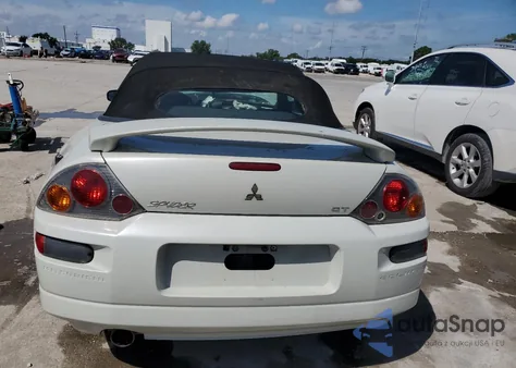 2003 Mitsubishi Eclipse Spyder Gt из США, поврежденный, VIN 4A3AE55H13E093035